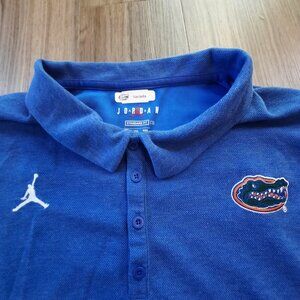 Michael Jordan Jumpman Blue Florida Gators Golf Polo. Size XXL-Free Shipping!